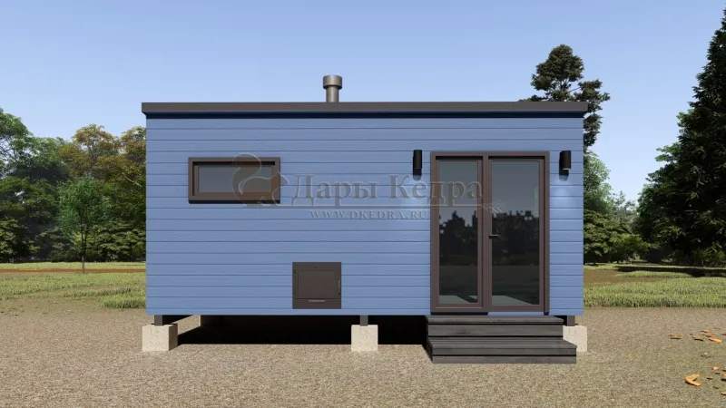 Баня «Парус» из кедра 5х2,2 метра